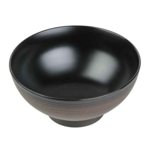 麺鉢 18cm ONES 千筋 栃木目 プラスチック製画像
