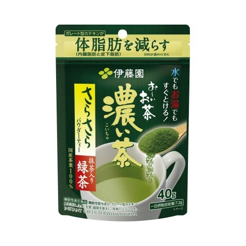 おーいお茶　さらさら抹茶入り濃い茶　４０ｇ画像
