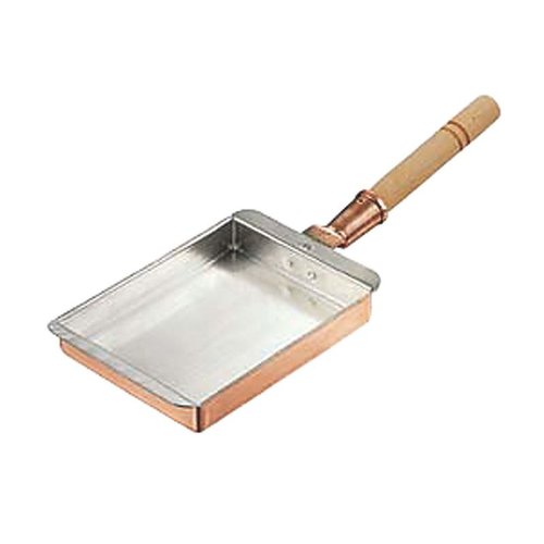 銅玉子焼 関西型 15cm 丸新銅器