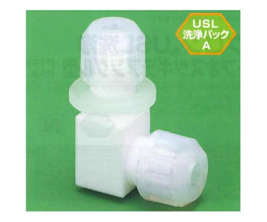 USL-PTFE 接続継手 アングル型パネル取付用 6φ画像