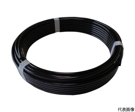 スーパー柔軟フッ素チューブ・ブラック　6mmX8mm　20M画像