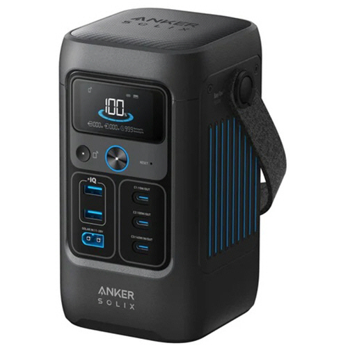 ﾎﾟｰﾀﾌﾞﾙ電源 Solix C200 DC Portable Power Station 192Wh ﾌﾞﾗｯｸ 1台画像