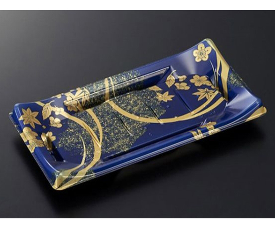 寿司容器 HS波ね皿 21-11 松月青-BK 身 1200枚画像