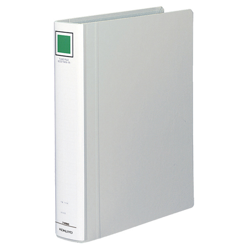 ﾁｭｰﾌﾞﾌｧｲﾙ(ｴｺﾂｲﾝR) A4ﾀﾃ 400枚収容 40mmとじ 背幅55mm ｼﾙﾊﾞｰ 1冊画像