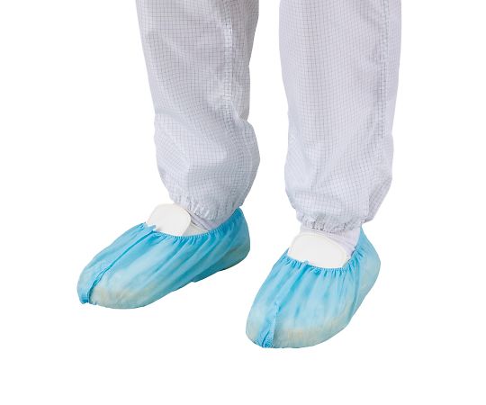 ディスポ滑り止め付靴カバー（不織布製）　100枚入