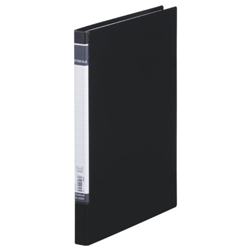 ﾚﾀｰﾌｧｲﾙBF A4ﾀﾃ 100枚収容 背幅25mm 黒 1ｾｯﾄ(20冊)画像