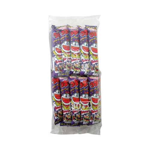 うまい棒　めんたい味　３０本入×３