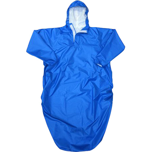 車いすﾚｲﾝ はおるっちゃ ｺｰﾄﾀｲﾌﾟ ﾌﾞﾙｰ 1枚画像