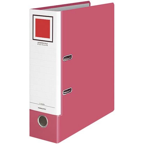 レバッチファイル　Ａ４縦　背幅９３ｍｍ　赤　５冊画像