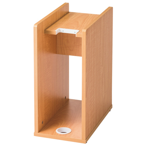 杖置き付き荷物置き 幅440×奥行250×高さ560mm ﾅﾁｭﾗﾙ 1台