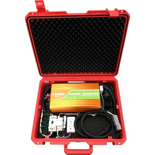 ﾌｫｰｸDE電力変換器100V ﾌﾟﾗｸﾞﾌﾙｾｯﾄﾀｲﾌﾟ 1ｾｯﾄ画像