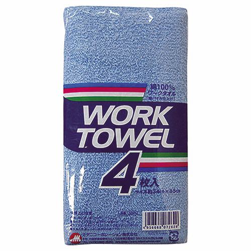 ﾜｰｸﾀｵﾙ 1ﾊﾟｯｸ(4枚)画像