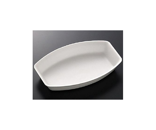 刺身・鮮魚容器 芝舟 102 白 1200枚画像