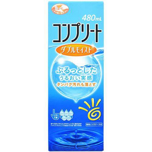 ｿﾌﾄｺﾝﾀｸﾄﾚﾝｽﾞ用洗浄･すすぎ･消毒･保存液 ｺﾝﾌﾟﾘｰﾄWﾓｲｽﾄ 480ml 1本画像