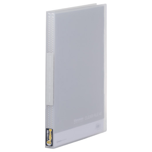 ｼﾝﾌﾟﾘｰｽﾞ ｸﾘｱｰﾌｧｲﾙ(透明) A4ﾀﾃ 40ﾎﾟｹｯﾄ 背幅22mm 透明 1ｾｯﾄ(8冊)画像