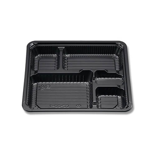 シーピー化成 弁当容器 新CZ-22-1 BS黒 本体 50枚画像