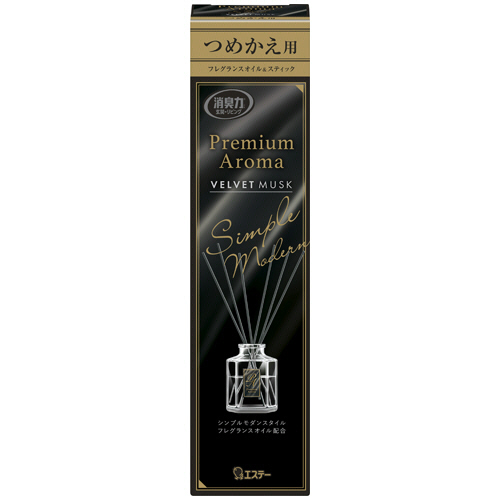 玄関･ﾘﾋﾞﾝｸﾞ用消臭力 Premium Aroma Stick ﾍﾞﾙﾍﾞｯﾄﾑｽｸ 詰替用 50mL 1個画像