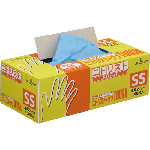 ニトリスト・タフ１００枚入　ブルー　ＳＳ　１箱画像