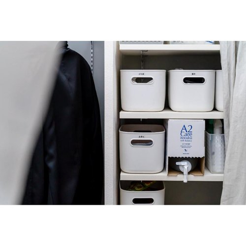 除菌剤 A2Care 詰替え用4LBOX エーツーケア 側面が見える大きなパッケージボックスが立てられた状態