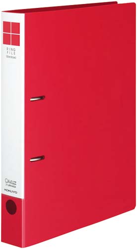 リングＦスリムスタイル赤Ａ４縦背幅４２ｍｍ１０冊画像