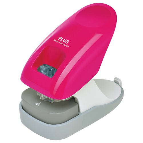 針なしﾎｯﾁｷｽ ﾍﾟｰﾊﾟｰｸﾘﾝﾁ 12枚とじ ﾋﾟﾝｸ 1個