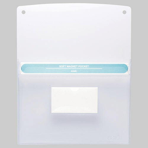 ｿﾌﾄﾏｸﾞﾈｯﾄﾎﾟｹｯﾄ A4 ｶｰﾄﾞﾎﾙﾀﾞｰ付 1個