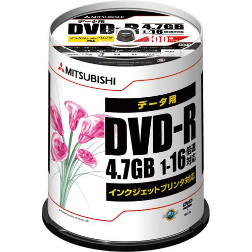 ＤＶＤ－Ｒ（データ用）　１６倍速　１００枚ＳＰ画像