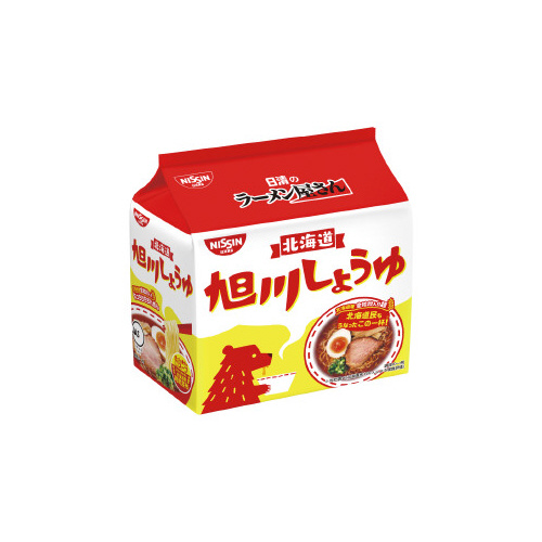 日清のラーメン屋さん　旭川しょうゆ味　５食パック画像