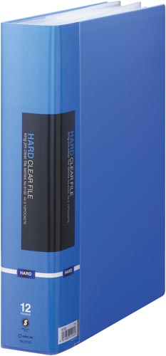 ハードクリアーファイルＡ４Ｓ　青画像