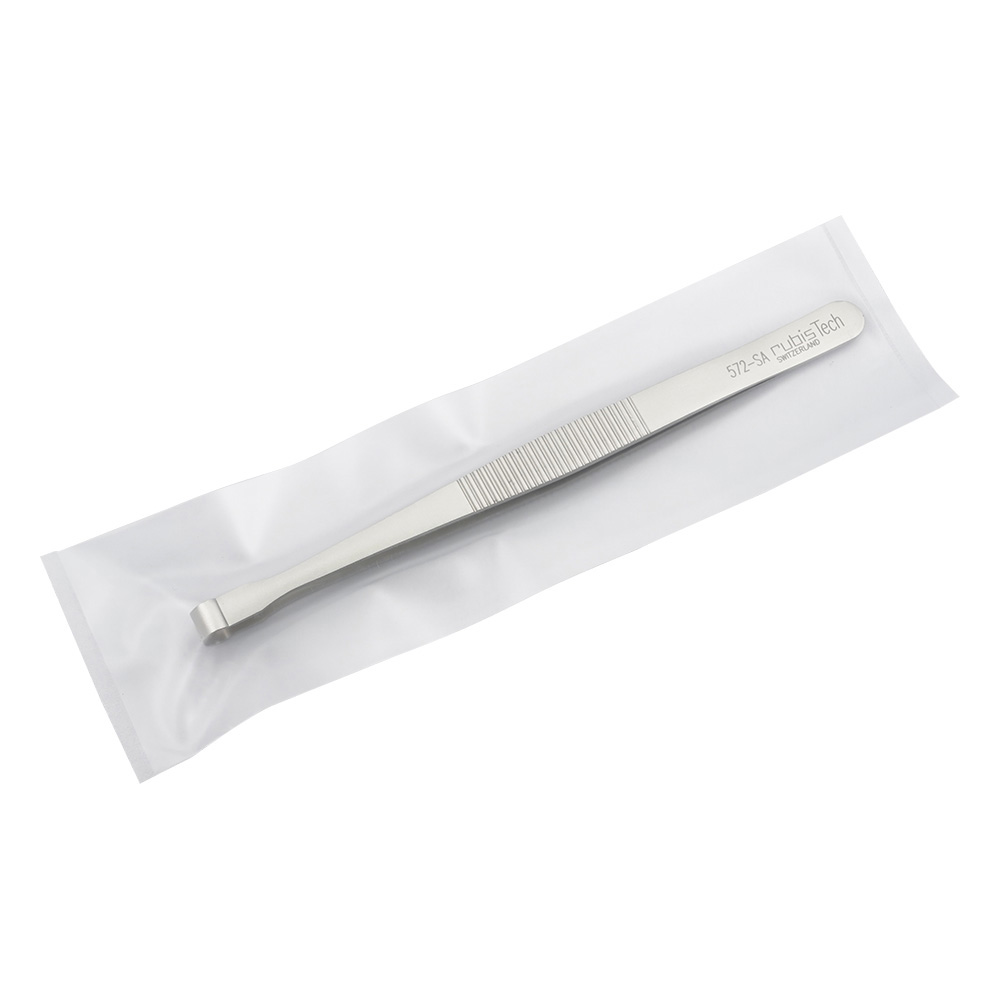 特殊作業用ピンセット　丸筒　耐酸鋼画像