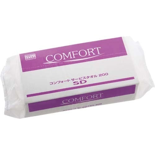 コンフォートサービスタオル　２００枚入×５画像