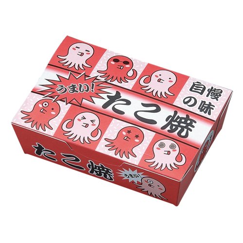 たこ焼き箱 TB-6D (絵柄入り) 京王 [ケース販売]