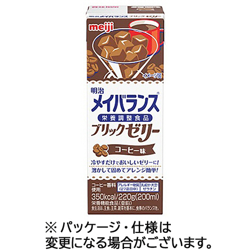 ﾒｲﾊﾞﾗﾝｽﾌﾞﾘｯｸｾﾞﾘｰ ｺｰﾋｰ味 220g 1ｾｯﾄ(24本)画像