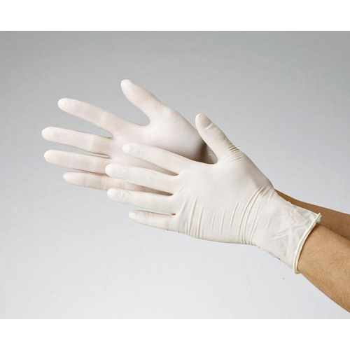 天然ゴム使いきり手袋　粉付　１００枚入　ＳＳサイズ画像