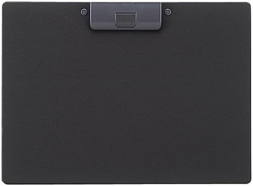 クリップボード（捺印対応）Ａ４横　黒画像