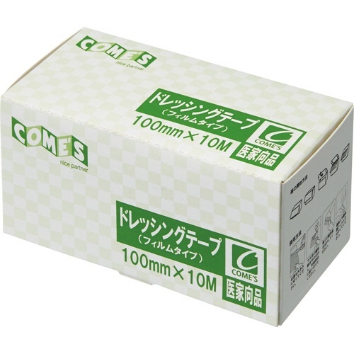 ドレッシングテープ　フィルムタイプ　100mm×10m　1巻画像