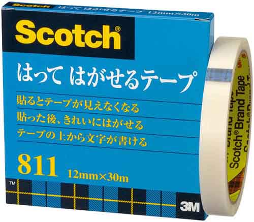 スコッチ　はってはがせるテープ大巻１２ｍｍ×３０ｍ画像