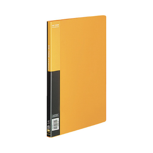 クリヤブックベーシック横入Ａ４縦４０ポケット黄Ｘ３画像