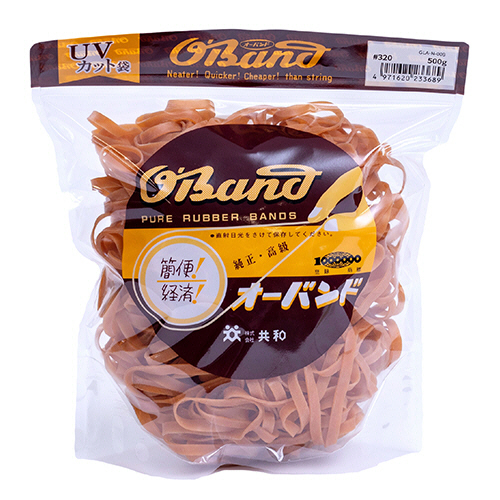 ｵｰﾊﾞﾝﾄﾞ #320 内径76mm 500g入 透明袋 1袋画像