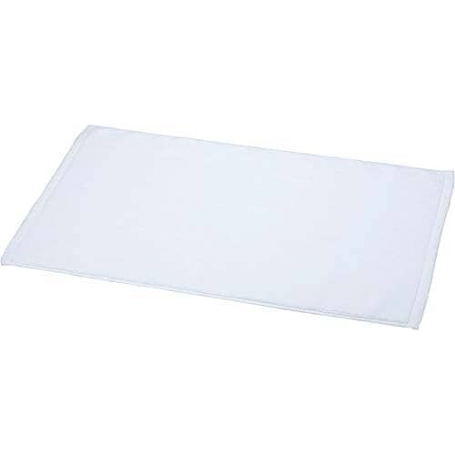 業務用スレン染め　バスマット　ホワイト　５枚入画像