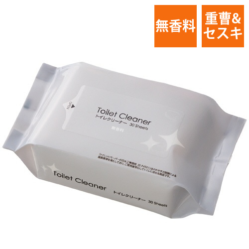 トイレクリーナー　重曹&セスキ　無香料　1パック(30枚)画像