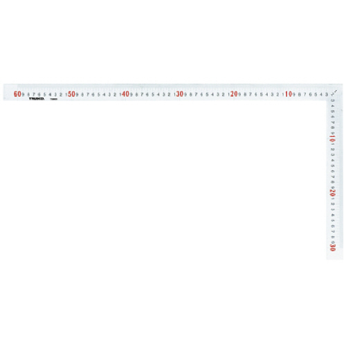 ｼﾙﾊﾞｰ曲尺中金ｻｲｽﾞ60cm×30cm 1本画像