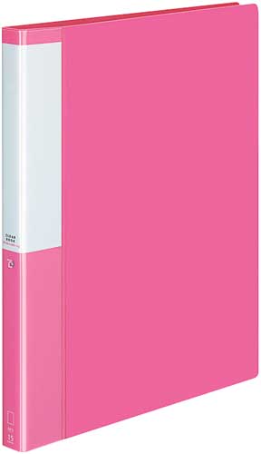 クリヤーＢポジティ替紙式桃Ａ４縦背幅２７ｍｍ１０冊画像