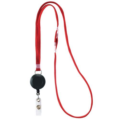 ﾘｰﾙ式吊下げひも ｽﾀﾝﾀﾞｰﾄﾞ ﾊﾞﾗ 赤 1ｾｯﾄ(5本)