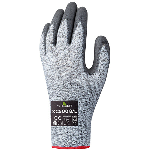 XC500 ﾜｲﾔｰﾃｯｸｽｳﾚﾀﾝﾊﾟｰﾑ手袋 L ｸﾞﾚｰ 1ｾｯﾄ(60双)画像