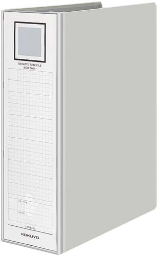 ガバットチューブ銀Ａ４縦背９５から１３５ｍｍ２０冊画像