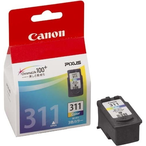 純正インク　ＢＣ－３１１　３色カラー画像