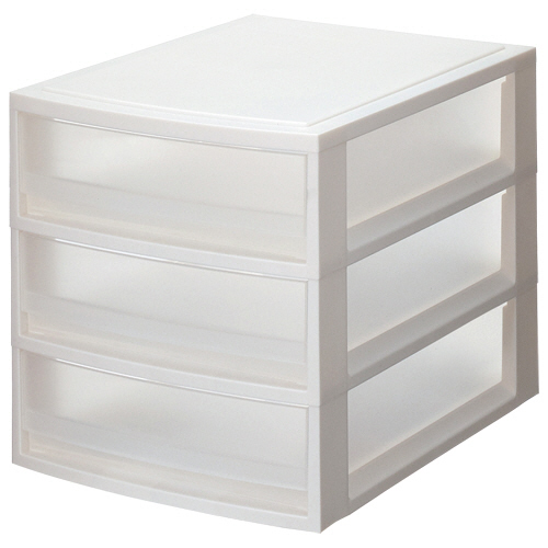 ﾌﾟﾛﾌｨｯｸｽ ﾙｰﾑｹｰｽﾌﾟﾁ A4 浅型3段 1個画像