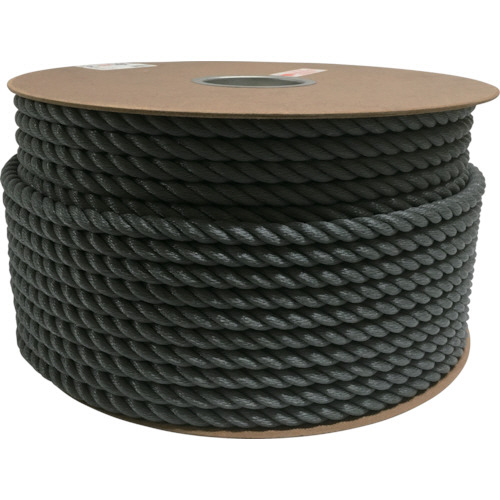 ﾎﾟﾘｴﾁﾚﾝﾛｰﾌﾟﾄﾞﾗﾑ巻 12mm×100m ｸﾞﾚｰ 1巻画像