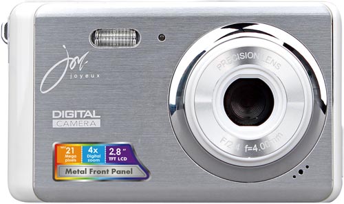 デジタルカメラ　シルバーホワイト